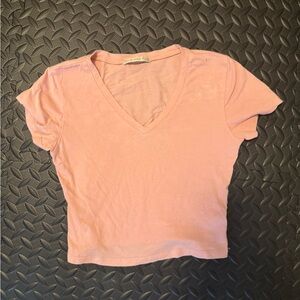 Active Basic Blush V-Neck Tee